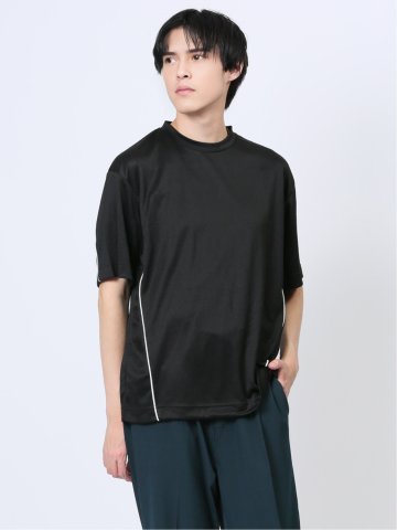 パイピング クルーネック半袖Tシャツ