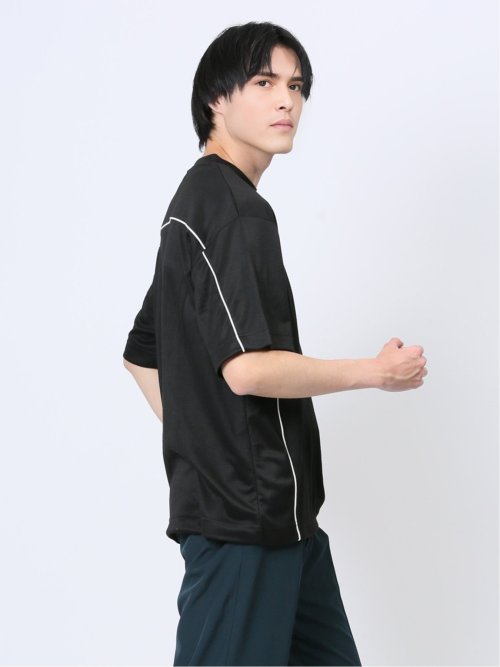 パイピング クルーネック半袖Tシャツ