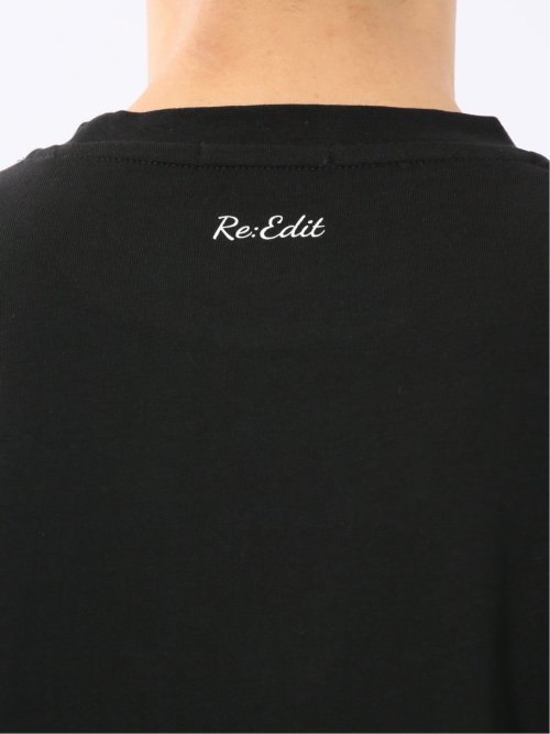 綿100% ロゴ刺繍 クルーネック半袖Tシャツ