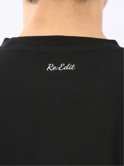 綿100% ロゴ刺繍 クルーネック半袖Tシャツ