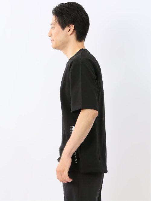 綿100% ロゴ刺繍 クルーネック半袖Tシャツ