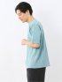 綿100% ロゴ刺繍 クルーネック半袖Tシャツ