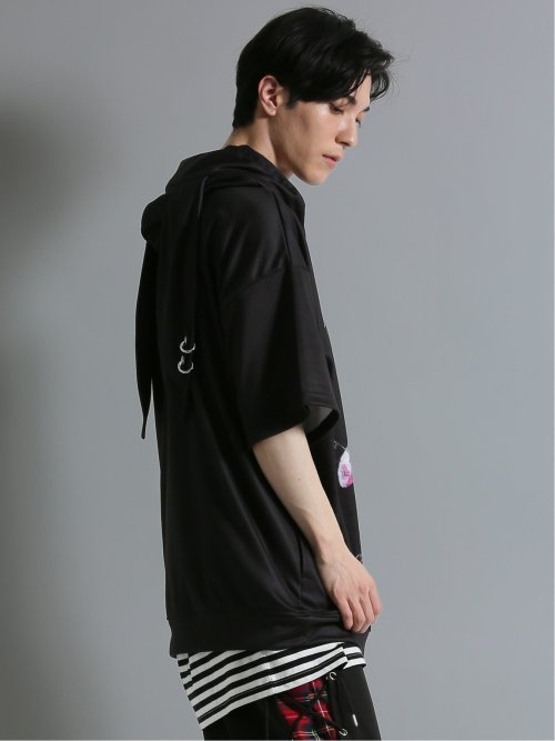 SD×PSYCHONATION 半袖BIGプルパーカー+タンク アンサンブル