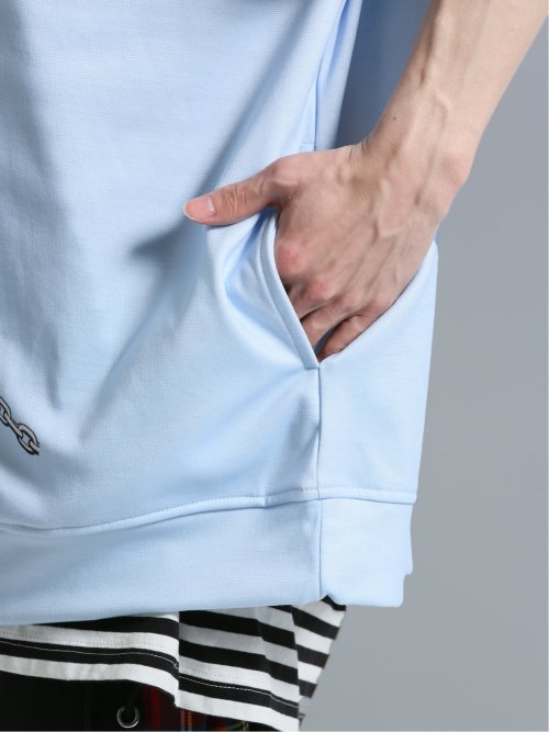 SD×PSYCHONATION 半袖BIGプルパーカー+タンク アンサンブル