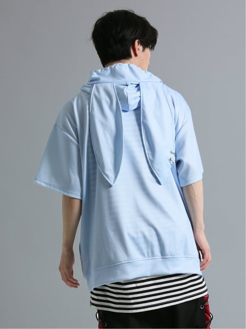 SD×PSYCHONATION 半袖BIGプルパーカー+タンク アンサンブル