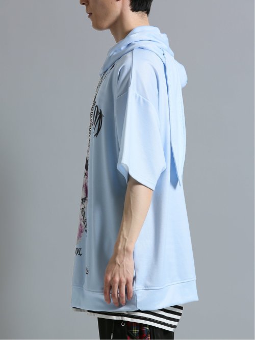 SD×PSYCHONATION 半袖BIGプルパーカー+タンク アンサンブル