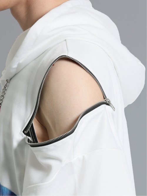 SD×PSYCHONATION 半袖BIGプルパーカー+タンク アンサンブル