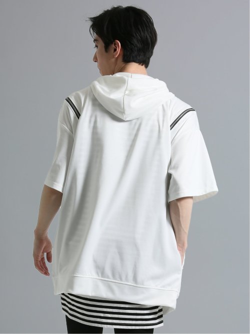 SD×PSYCHONATION 半袖BIGプルパーカー+タンク アンサンブル