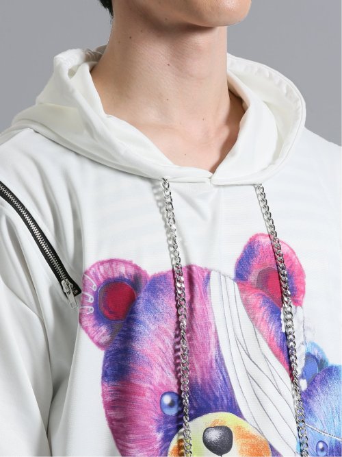 SD×PSYCHONATION 半袖BIGプルパーカー+タンク アンサンブル