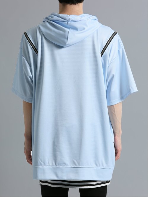 SD×PSYCHONATION 半袖BIGプルパーカー+タンク アンサンブル