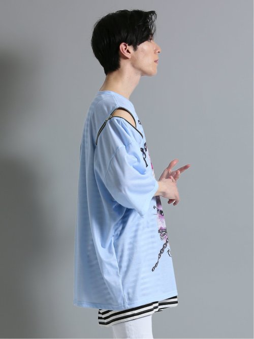 SD×PSYCHONATION 半袖BIGＴシャツ+タンク アンサンブル