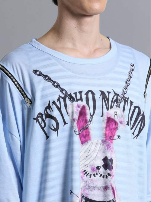 SD×PSYCHONATION 半袖BIGＴシャツ+タンク アンサンブル