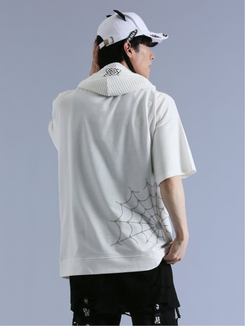 SD×PSYCHONATION 半袖BIGプルパーカー+タンク アンサンブル