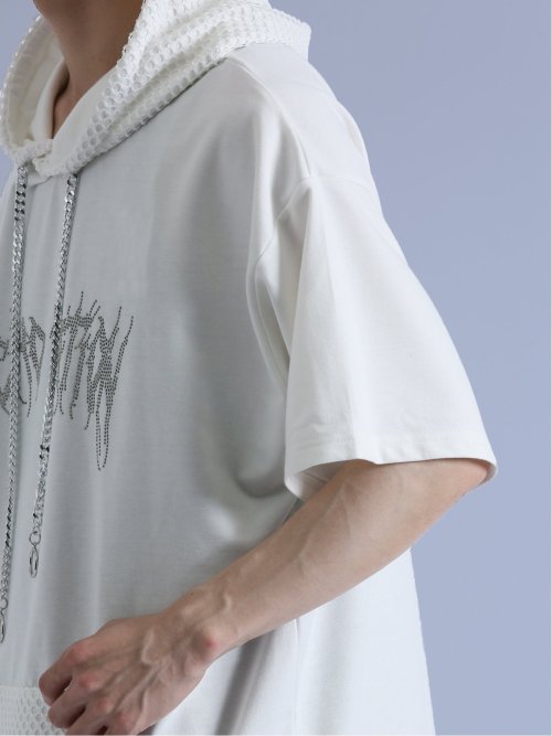 SD×PSYCHONATION 半袖BIGプルパーカー+タンク アンサンブル