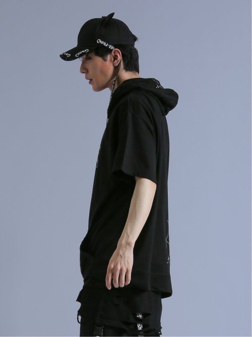 SD×PSYCHONATION 半袖BIGプルパーカー+タンク アンサンブル