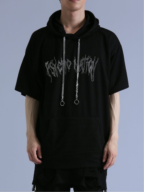 SD×PSYCHONATION 半袖BIGプルパーカー+タンク アンサンブル