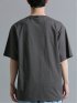 チャーム付き クルーネック半袖ルーズTシャツ