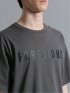 チャーム付き クルーネック半袖ルーズTシャツ