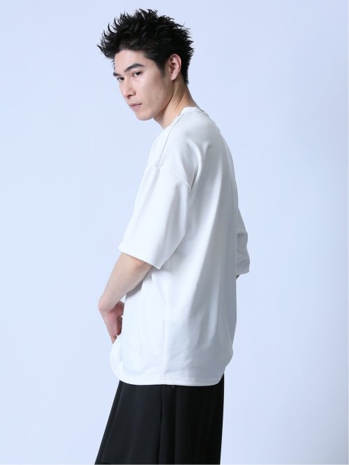 ネックレス付き クルーネック半袖Tシャツ