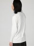 ボカシロゴプリント クルーネック長袖Tシャツ