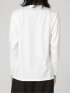 ボカシロゴプリント クルーネック長袖Tシャツ