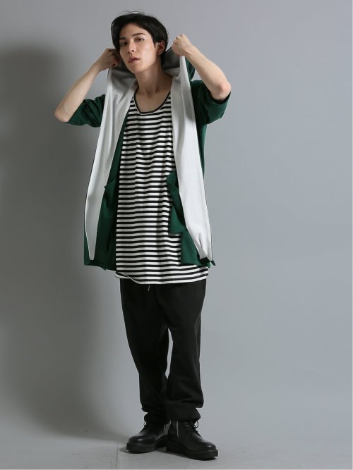 5分袖 トッパーカーディガン