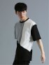 配色切替 クルーネック半袖Tシャツ