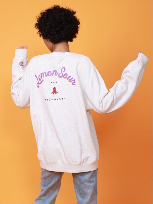 YOIDORE レモンサワー クルーネックスエット(M 01白): トップス | TAKA