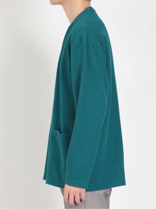 鹿の子カーディガン&長袖Tシャツ アンサンブル