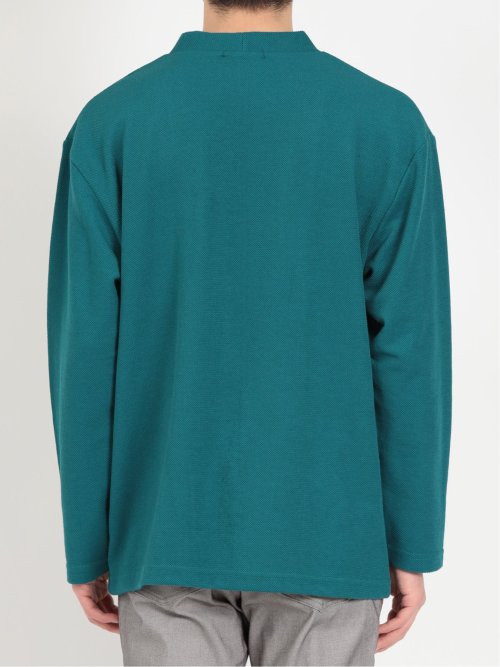 鹿の子カーディガン&長袖Tシャツ アンサンブル