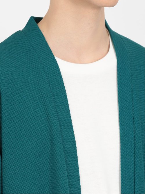 鹿の子カーディガン&長袖Tシャツ アンサンブル