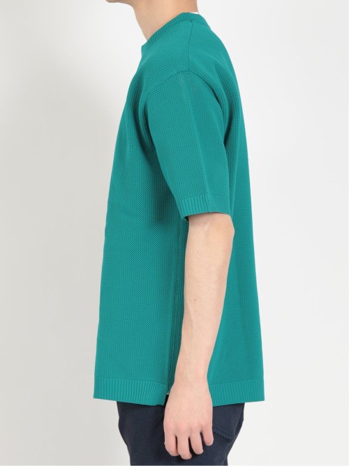 クルーネック半袖ニット&Tシャツ アンサンブル