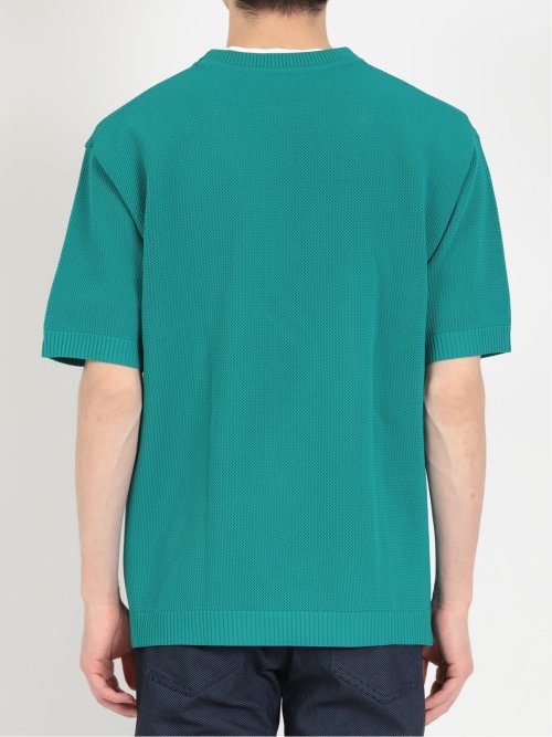 クルーネック半袖ニット&Tシャツ アンサンブル