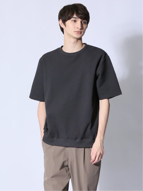 テックワッフル クルーネック半袖Tシャツ