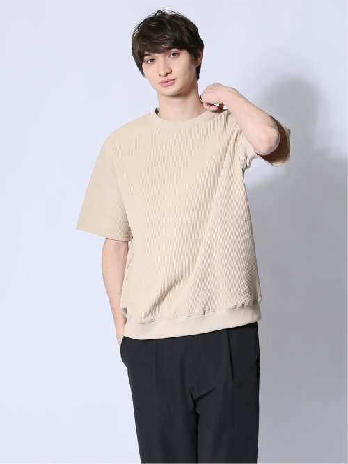 テックワッフル クルーネック半袖Tシャツ