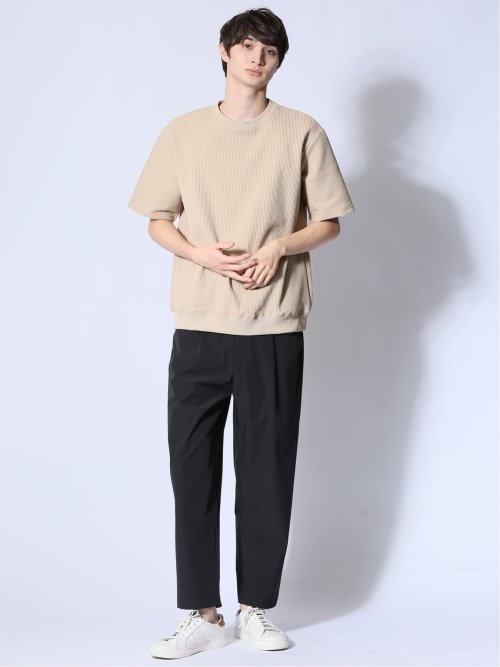テックワッフル クルーネック半袖Tシャツ