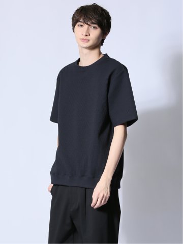 テックワッフル クルーネック半袖Tシャツ