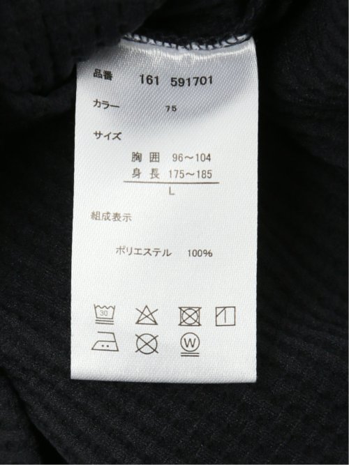 テックワッフル クルーネック長袖Tシャツ