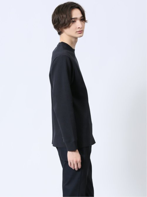 テックワッフル クルーネック長袖Tシャツ