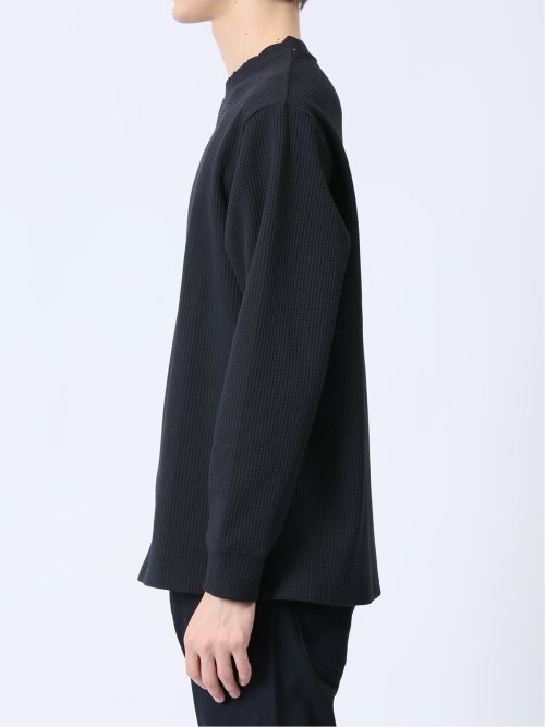 テックワッフル クルーネック長袖Tシャツ