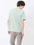 ヘリンボンジャガード キーネック半袖Tシャツ