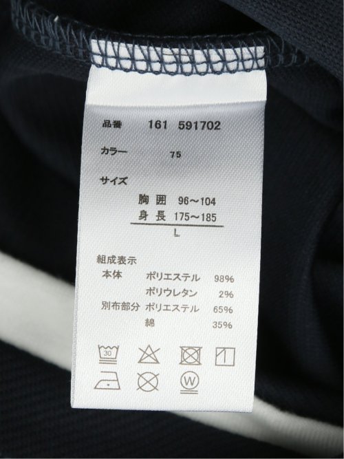 ストレッチ フェイクキーネック長袖Tシャツ