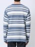 透かし編みクルーニット&長袖Tシャツ アンサンブル
