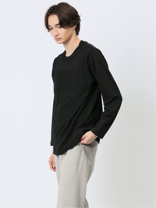 ハイブリッド クルーネック長袖Tシャツ