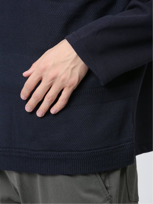 ハイブリッド クルーネック長袖Tシャツ