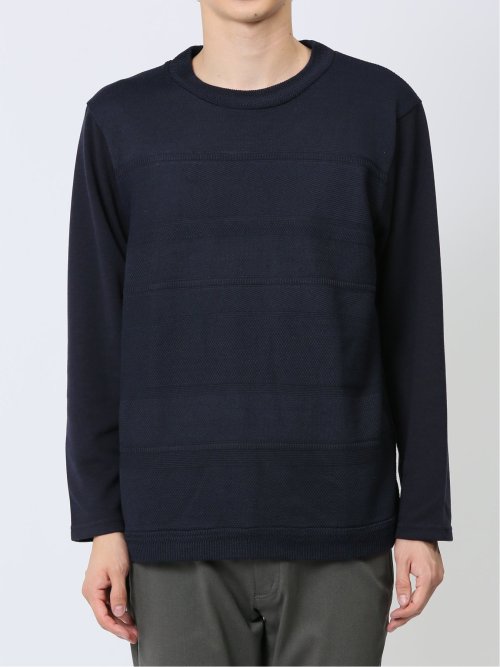 ハイブリッド クルーネック長袖Tシャツ