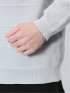 Vネックカーディガン&長袖Tシャツ アンサンブル