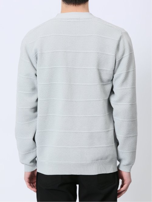 Vネックカーディガン&長袖Tシャツ アンサンブル