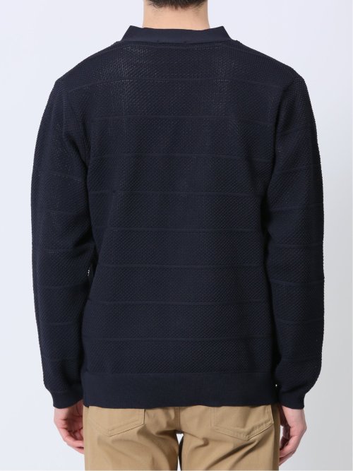 Vネックカーディガン&長袖Tシャツ アンサンブル