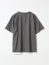 Tシャツ メンズ 半袖 ストレッチ クルーネック レイヤード風 ストライプ ワッフル クリエーションキューブ/CREATION CUBE
